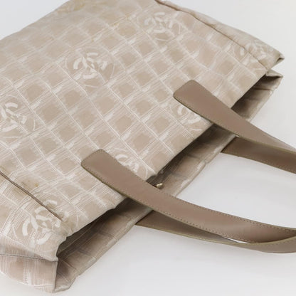 Chanel Travel Line Tote Nylon, BEIGE, NYLON, Tote bag