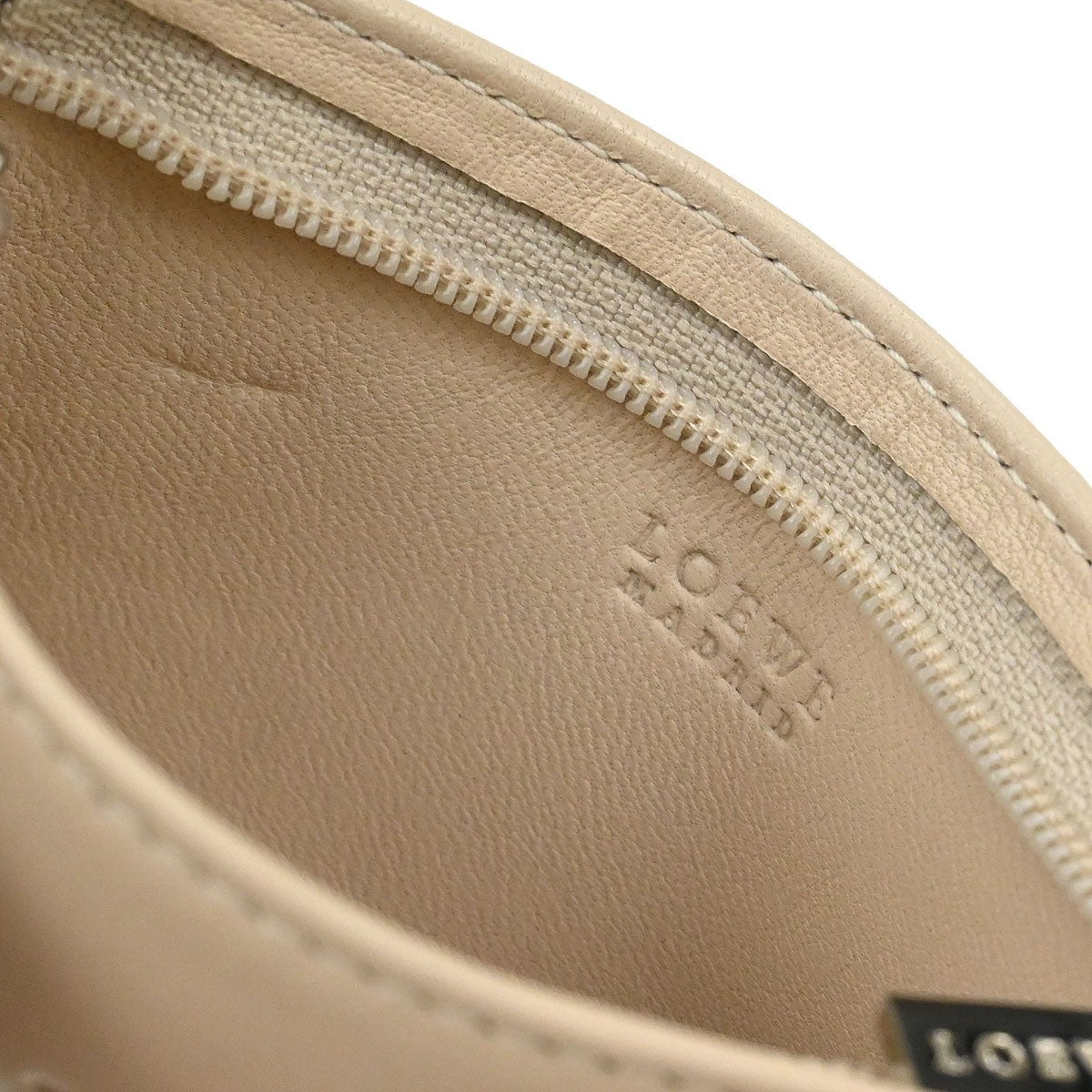 Loewe Anagram Wallet Leather, Beige, Leather, Wallet