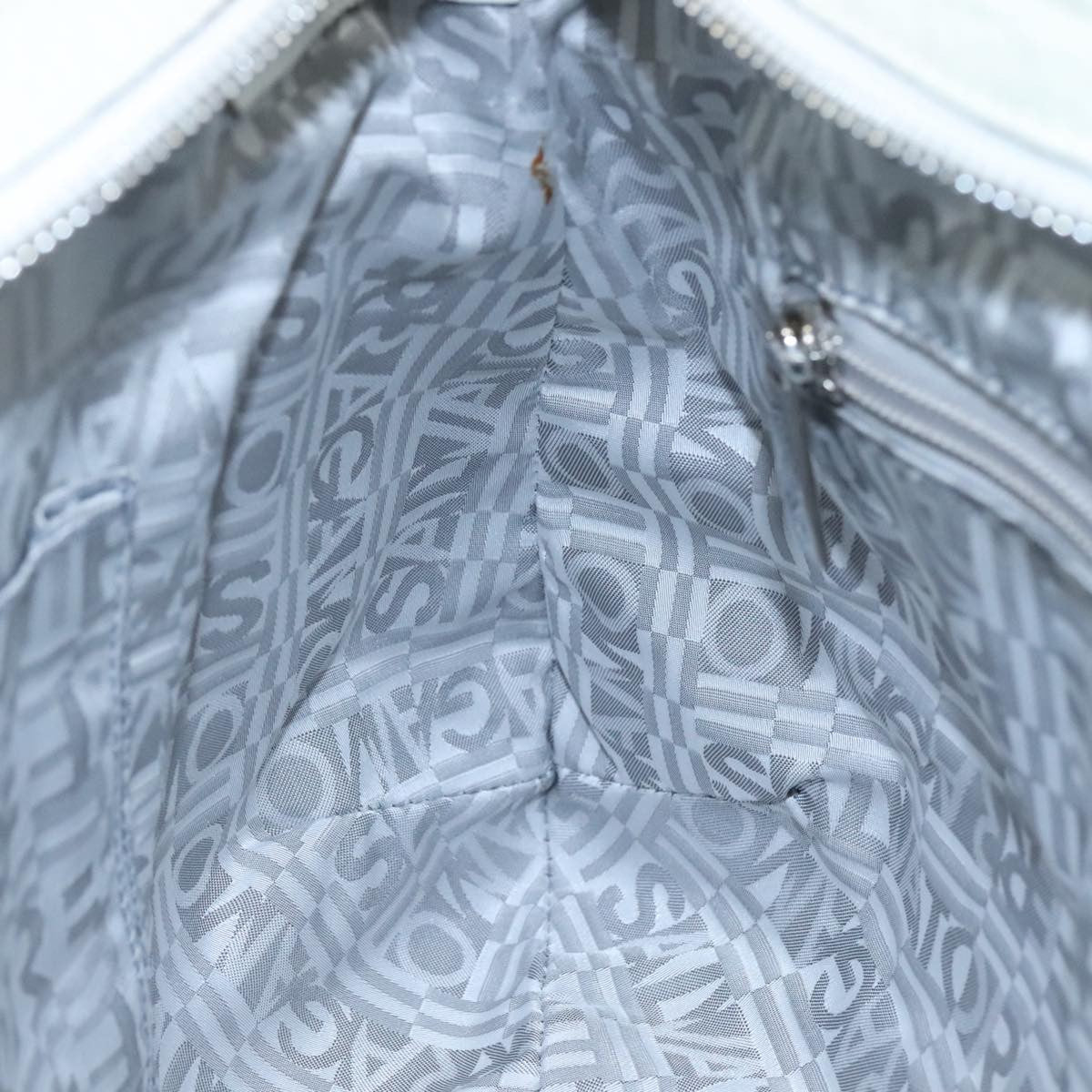 Salvatore Ferragamo Marisa Satchel Leather, WHITE, LEATHER, Handbag