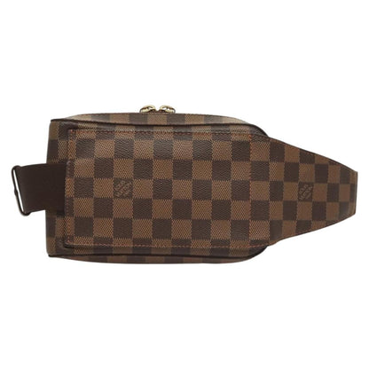 Louis Vuitton Geronimos Waist Bag Damier, BROWN, CANVAS, Shoulder bag
