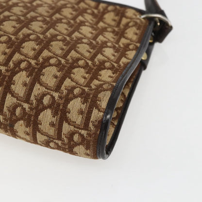 Christian Dior Vintage CD trotter Shoulder bag Canvas, BEIGE, CANVAS, Shoulder bag
