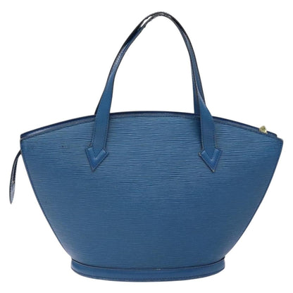 Louis Vuitton Saint Jacques Handbag Epi Leather, BLUE, LEATHER, Shoulder bag