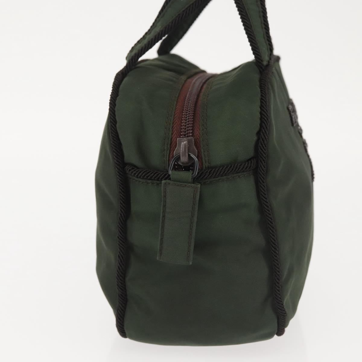 Prada Vintage Handbag Tessuto, Khaki, Nylon, Handbag