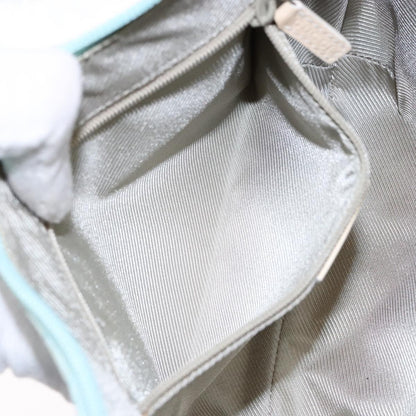 Gucci Vintage Zip Hobo GG Canvas and Patent, BLUE, CANVAS, Shoulder bag