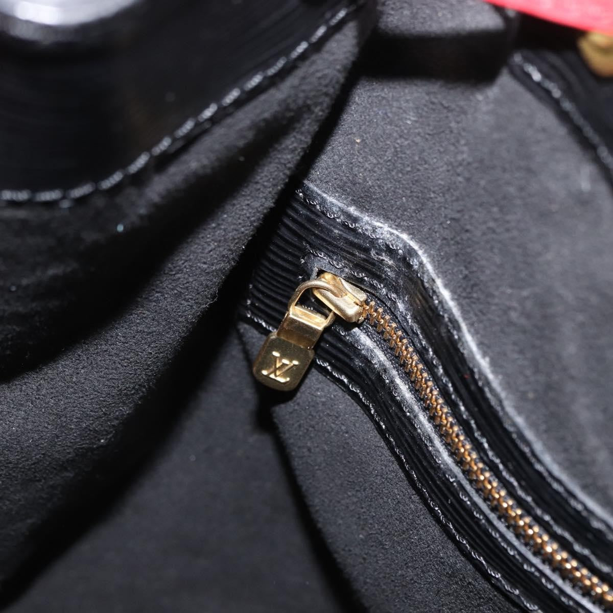 Louis Vuitton Bicolor Noe Handbag Epi Leather, BLACK, LEATHER, Shoulder bag
