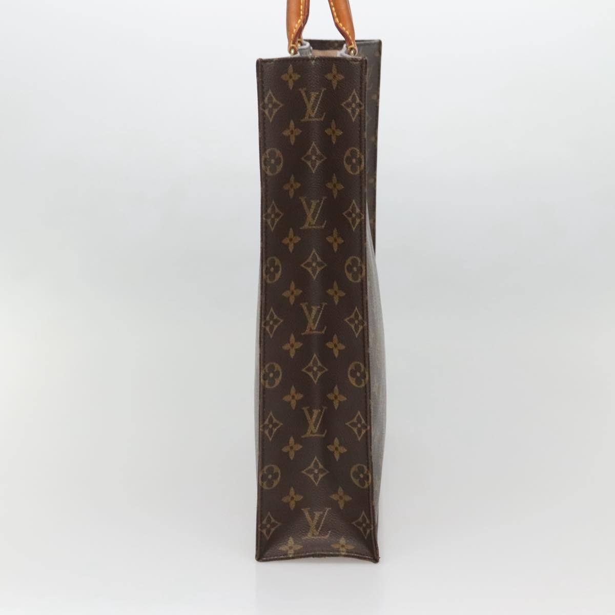 Louis Vuitton Sac Plat Bag Monogram Canvas, BROWN, CANVAS, Handbag