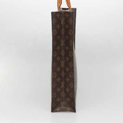 Louis Vuitton Sac Plat Bag Monogram Canvas, BROWN, CANVAS, Handbag