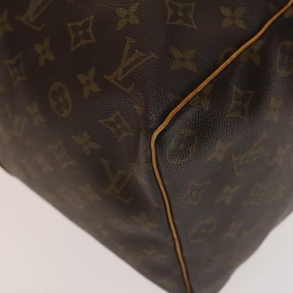 Louis Vuitton Keepall Bag Monogram Canvas, BROWN, CANVAS, Travel bag