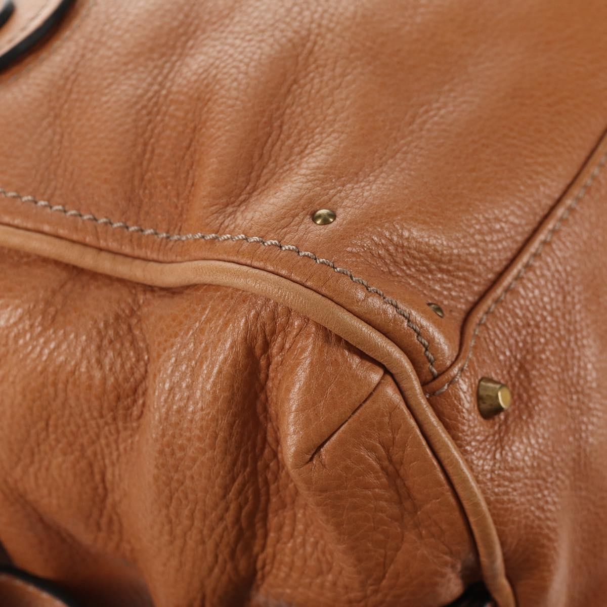 Chloe Paddington Lock Handbag Leather, BROWN, LEATHER, Shoulder bag