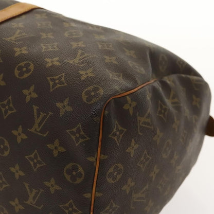 Louis Vuitton Keepall Bag Monogram Canvas, BROWN, CANVAS, Travel bag