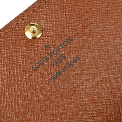 Louis Vuitton Anais Wallet Monogram Canvas, BROWN, CANVAS, Wallets