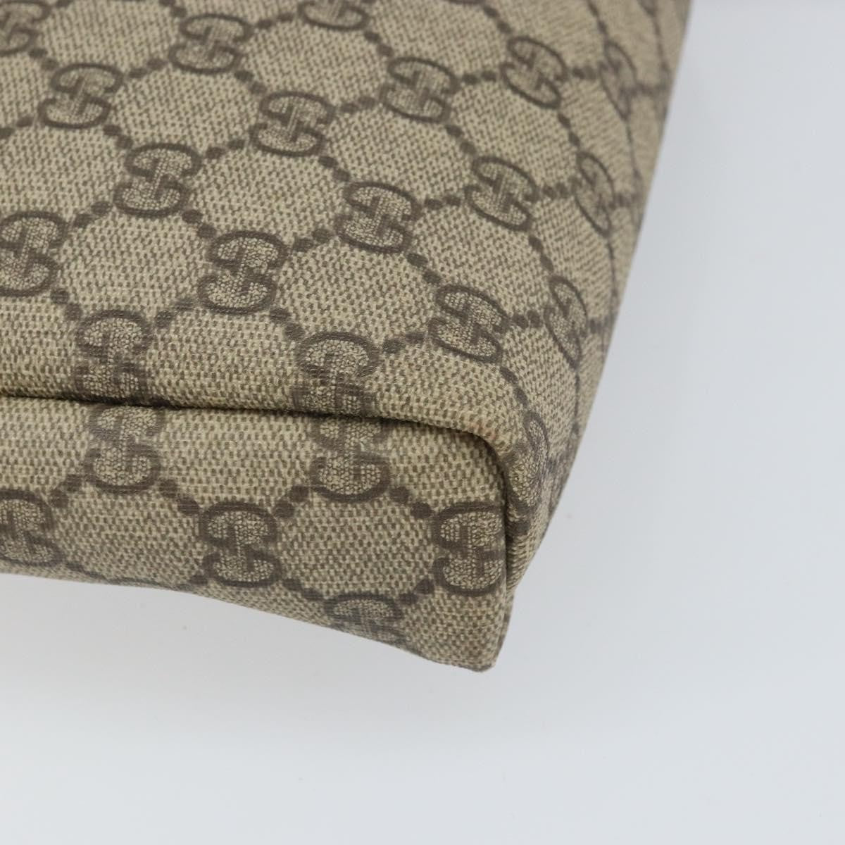Gucci Flap Messenger GG Coated Canvas, BEIGE, CANVAS, Shoulder bag