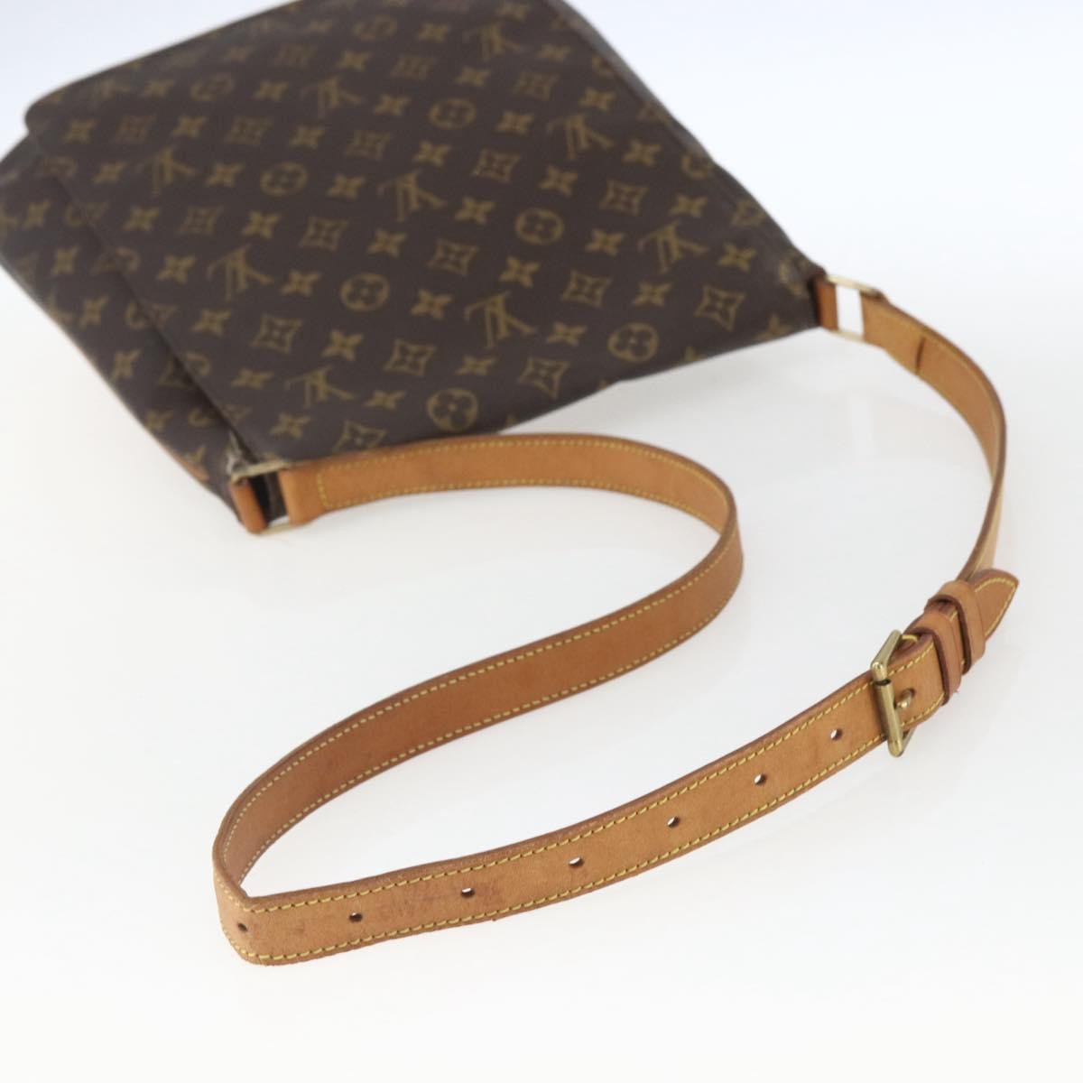 Louis Vuitton Musette Salsa Handbag Monogram Canvas, BROWN, CANVAS, Shoulder bag