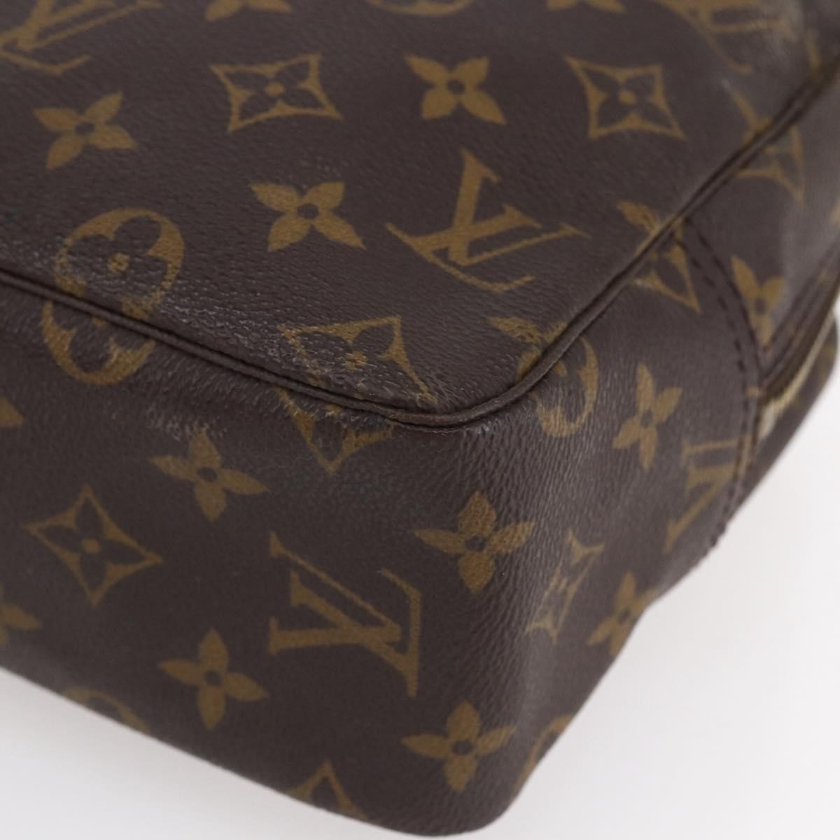 Louis Vuitton Trousse Toilette Monogram Canvas, BROWN, CANVAS, Clutche & pouche