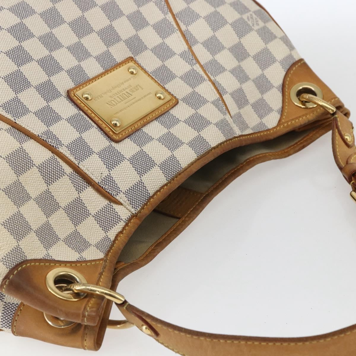 Louis Vuitton Galliera Handbag Damier, BEIGE, CANVAS, Shoulder bag