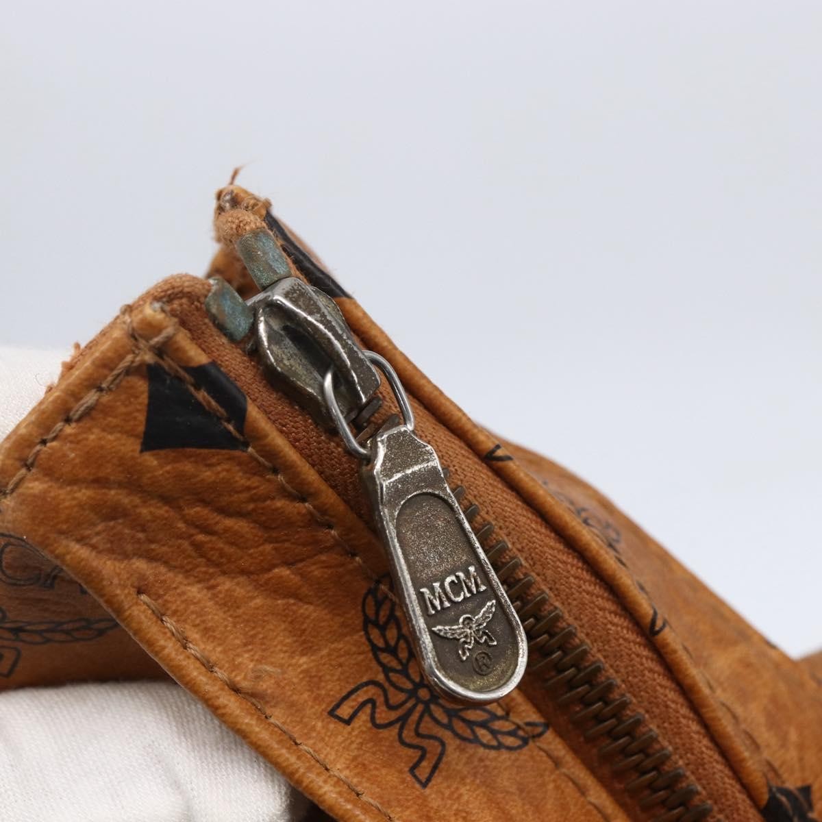 MCM Vintage Visetos Tote bag Canvas, BROWN, CANVAS, Tote bag