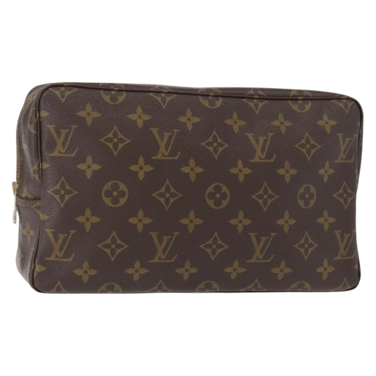 Louis Vuitton Trousse Toilette Monogram Canvas, BROWN, CANVAS, Clutche & pouche