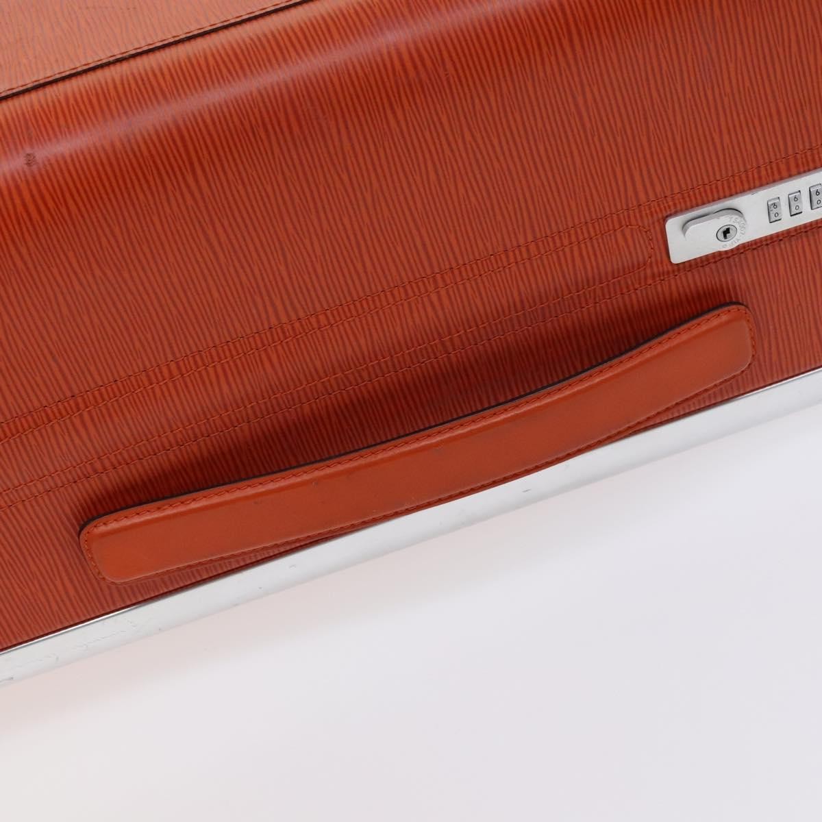 Louis Vuitton Horizon Luggage Epi Leather, ORANGE, LEATHER, Travel bag