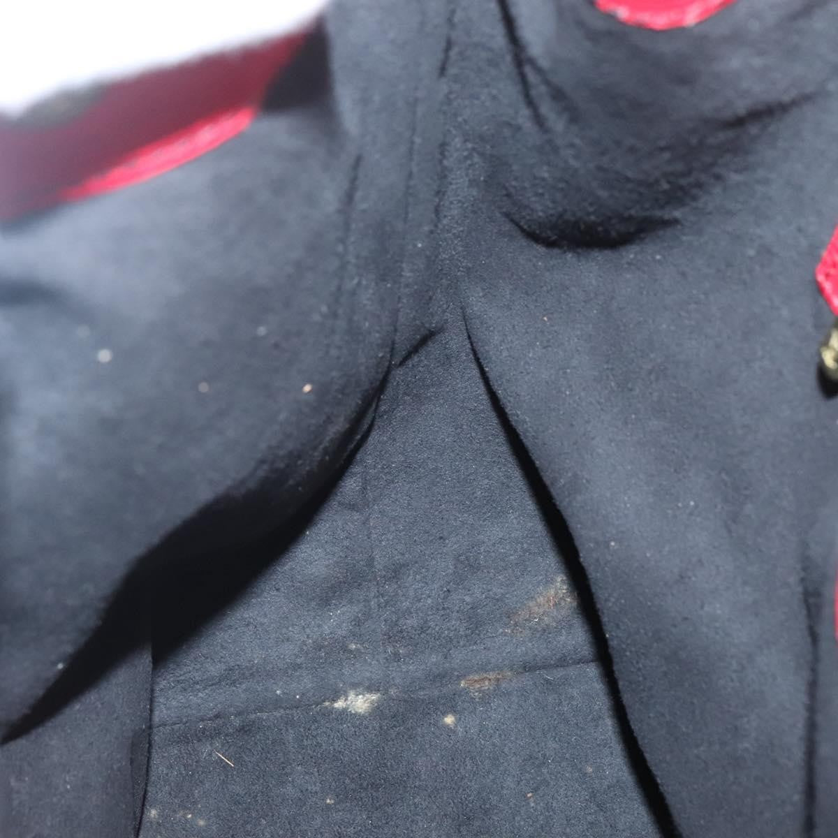 Louis Vuitton Petit Noe Handbag Epi Leather, RED, LEATHER, Shoulder bag