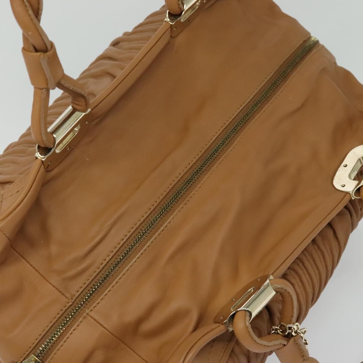 Bally Handbag Leather, BROWN, LEATHER, Handbag