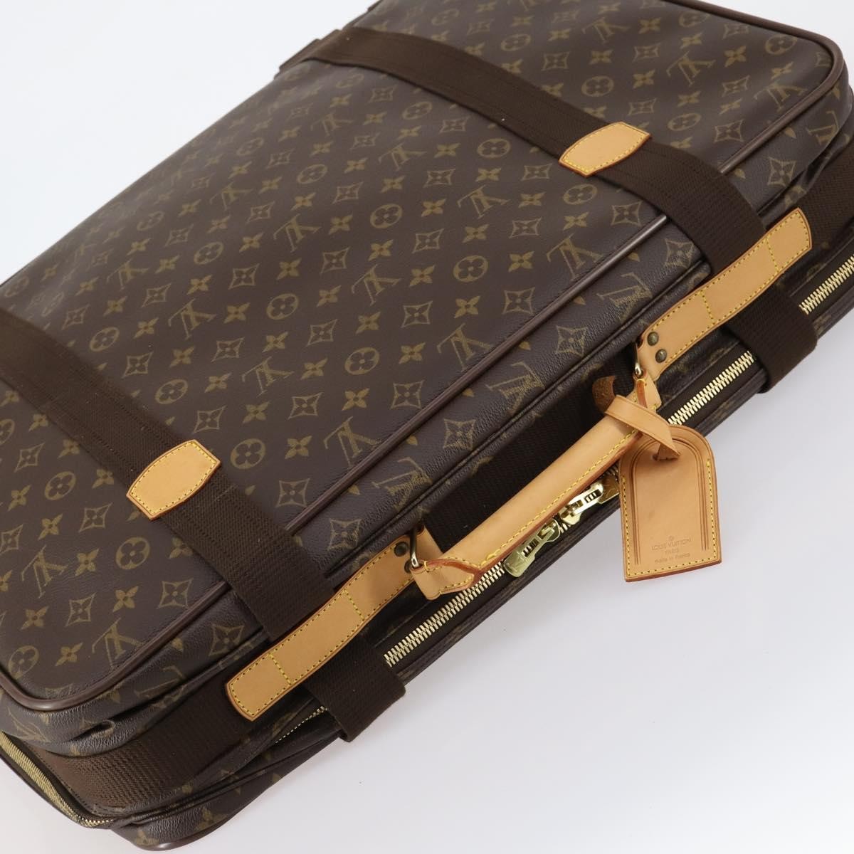 Louis Vuitton Satellite Travel Bag Monogram Canvas, BROWN, CANVAS, Travel bag
