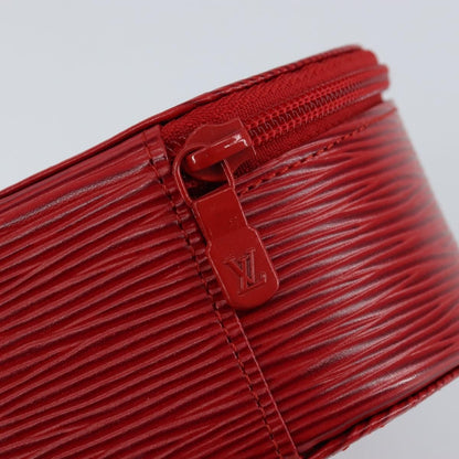 Louis Vuitton Ecrin Bijoux Pouch Epi Leather, RED, LEATHER, Jewelry set