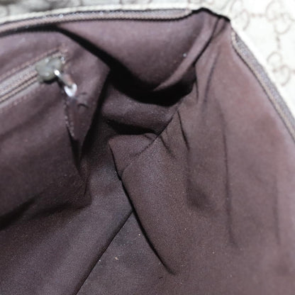 Gucci Zip Top Messenger Bag GG Coated Canvas, BEIGE, CANVAS, Shoulder bag