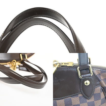 Louis Vuitton Verona Handbag Damier, BROWN, CANVAS, Shoulder bag