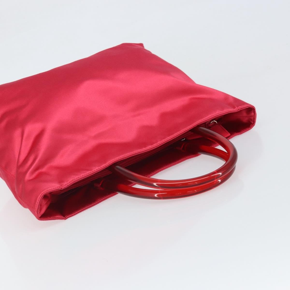 Prada Vintage Handbag Satin, Red, Satin, Handbag