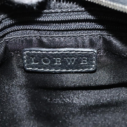 Loewe Vintage Shoulder Bag Leather, BLACK, LEATHER, Shoulder bag