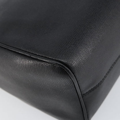 Celine Circle Logo Shoulder Bag Leather, BLACK, LEATHER, Shoulder bag