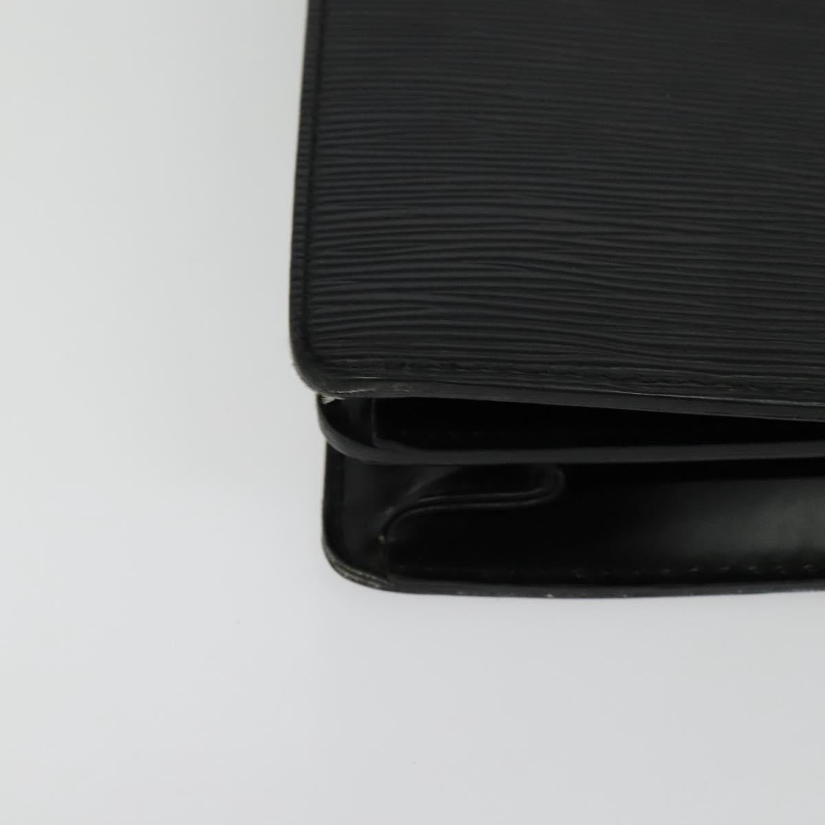 Louis Vuitton Serviette Ambassadeur Handbag Epi Leather, BLACK, LEATHER, Handbag