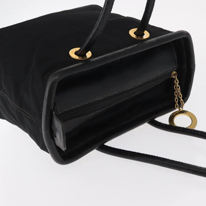 Celine Handbag Nylon, BLACK, NYLON, Handbag