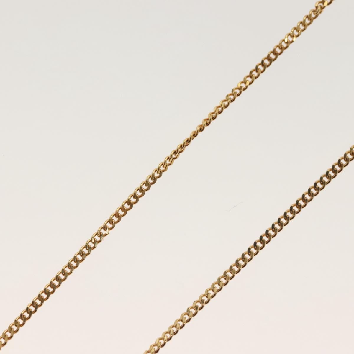 Christian Dior CD Pendant Necklace Gold-plated, GOLD, METAL, Necklace