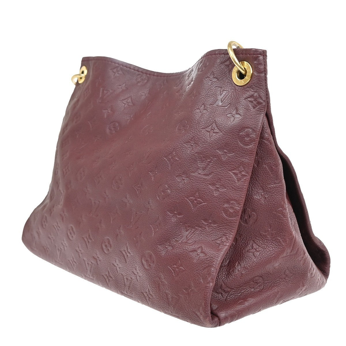 Louis Vuitton Artsy Handbag Monogram Empreinte Leather, Red, Leather, Shoulder Bag