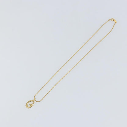 Givenchy Logo G Necklace Metal, GOLD, METAL, Necklace