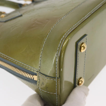 Louis Vuitton Alma Handbag Patent Leather, KHAKI, PATENT_LEATHER, Handbag