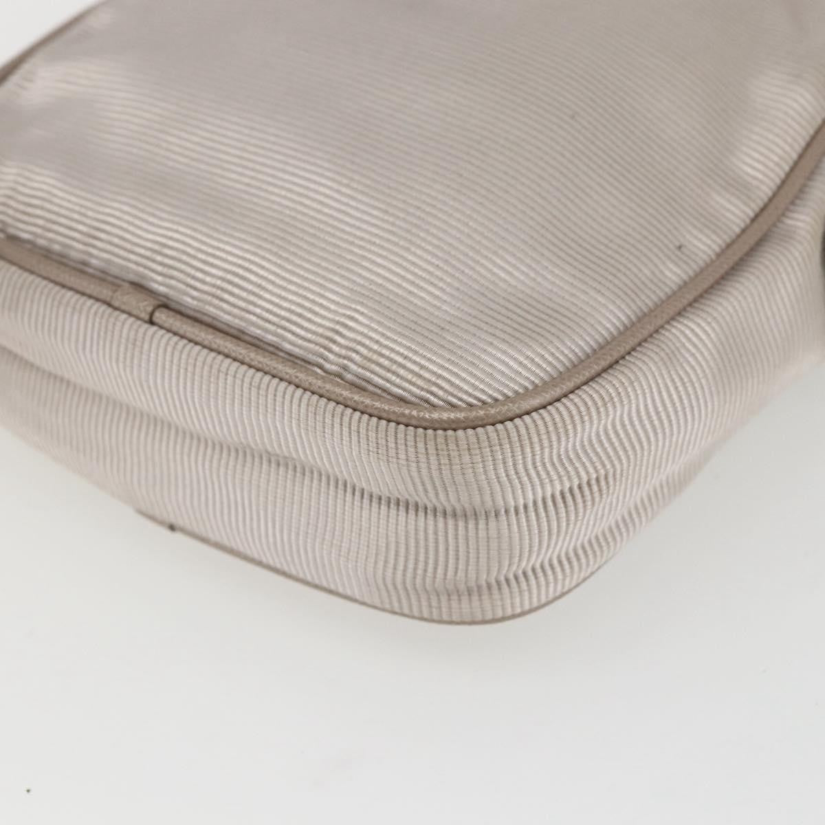 Salvatore Ferragamo Vala Shoulder Bag Nylon, Beige, Nylon, Shoulder Bag
