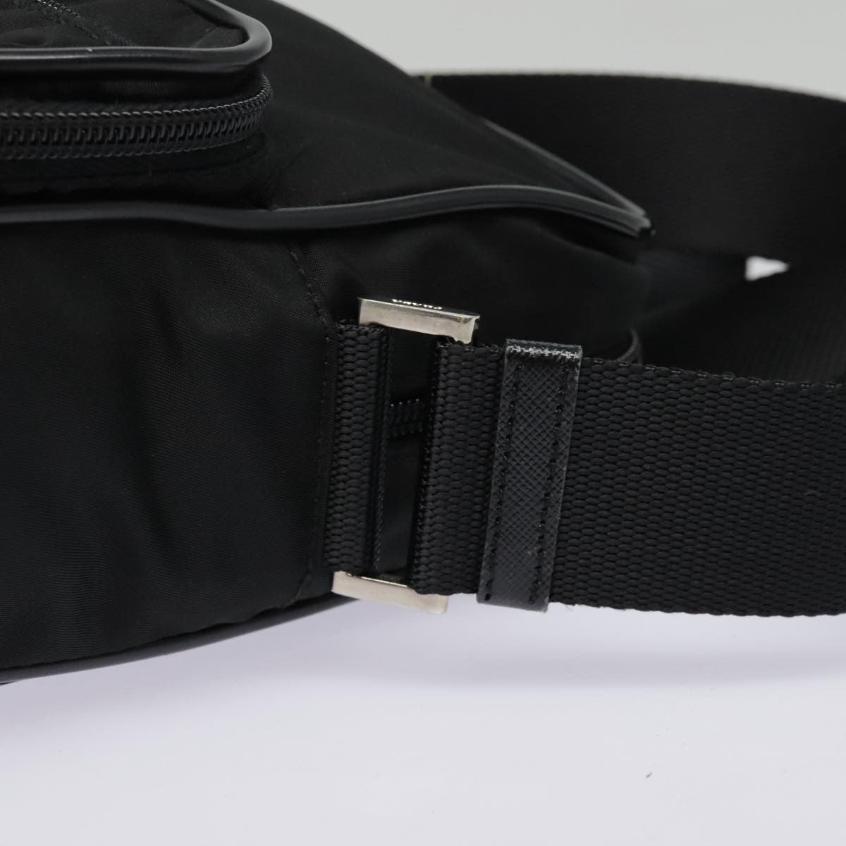 Prada Vintage Shoulder Bag Tessuto, BLACK, NYLON, Shoulder bag