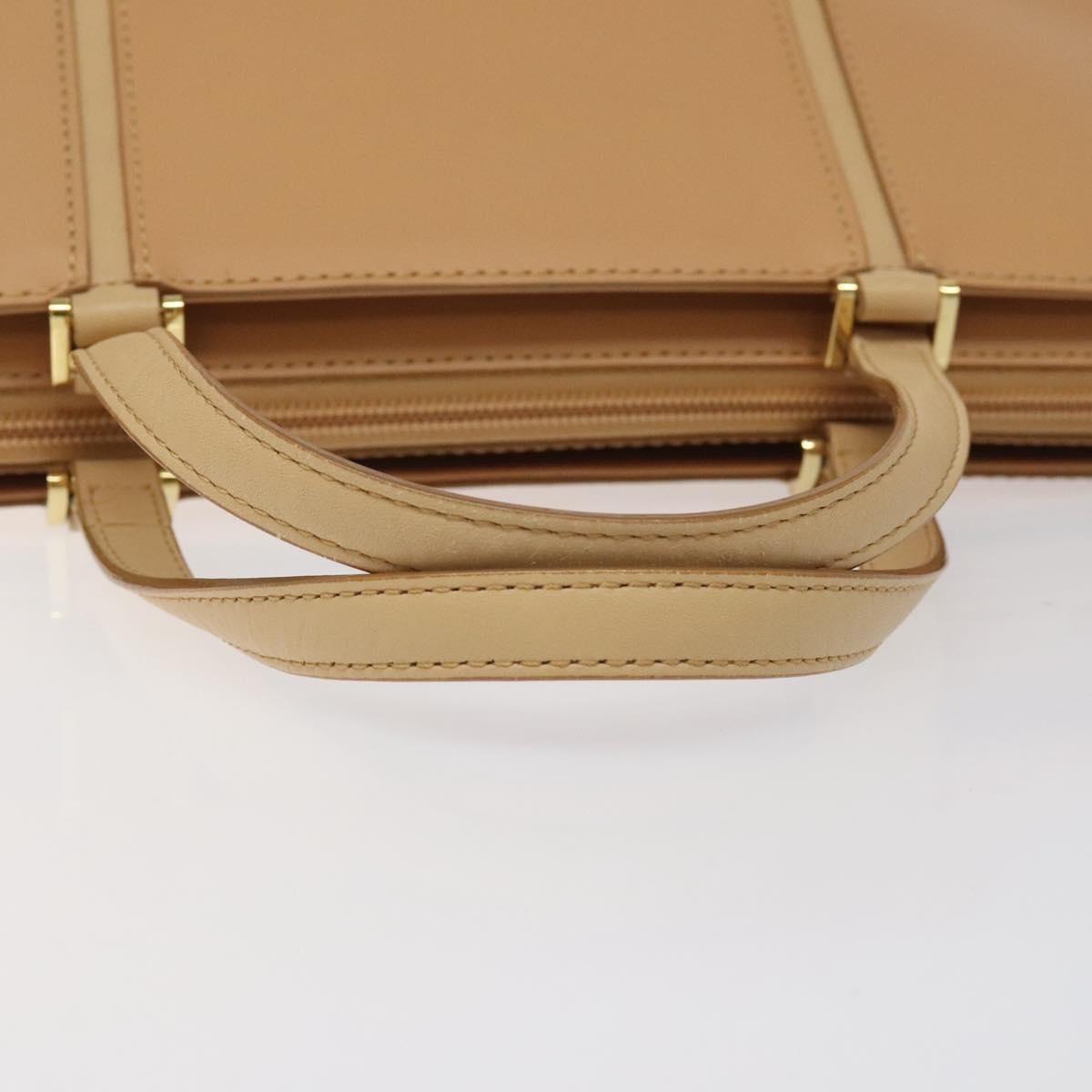 Burberry Vintage Handbag Leather, BEIGE, LEATHER, Handbag