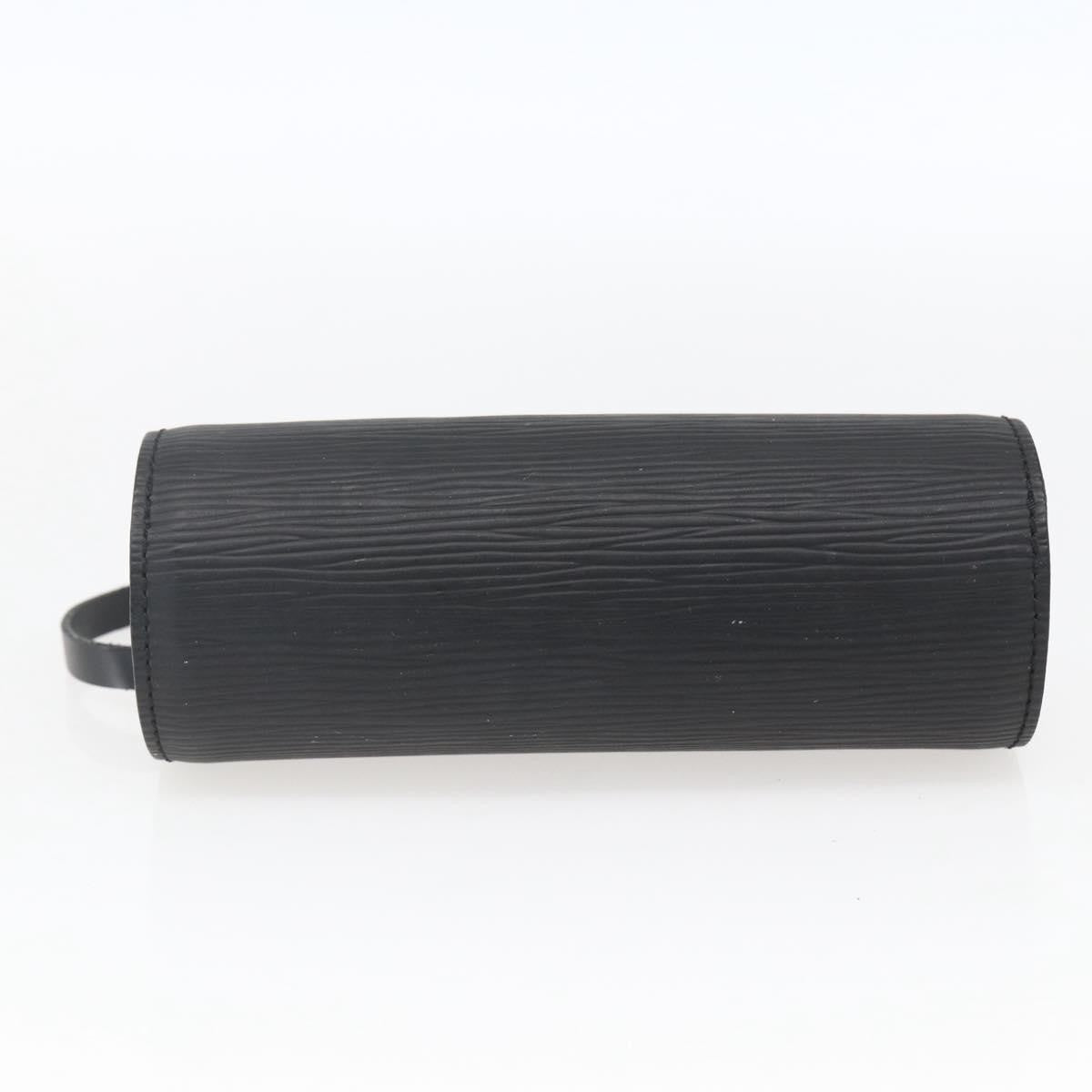 Louis Vuitton Soufflot Pochette Epi Leather, BLACK, LEATHER, Clutche & pouche