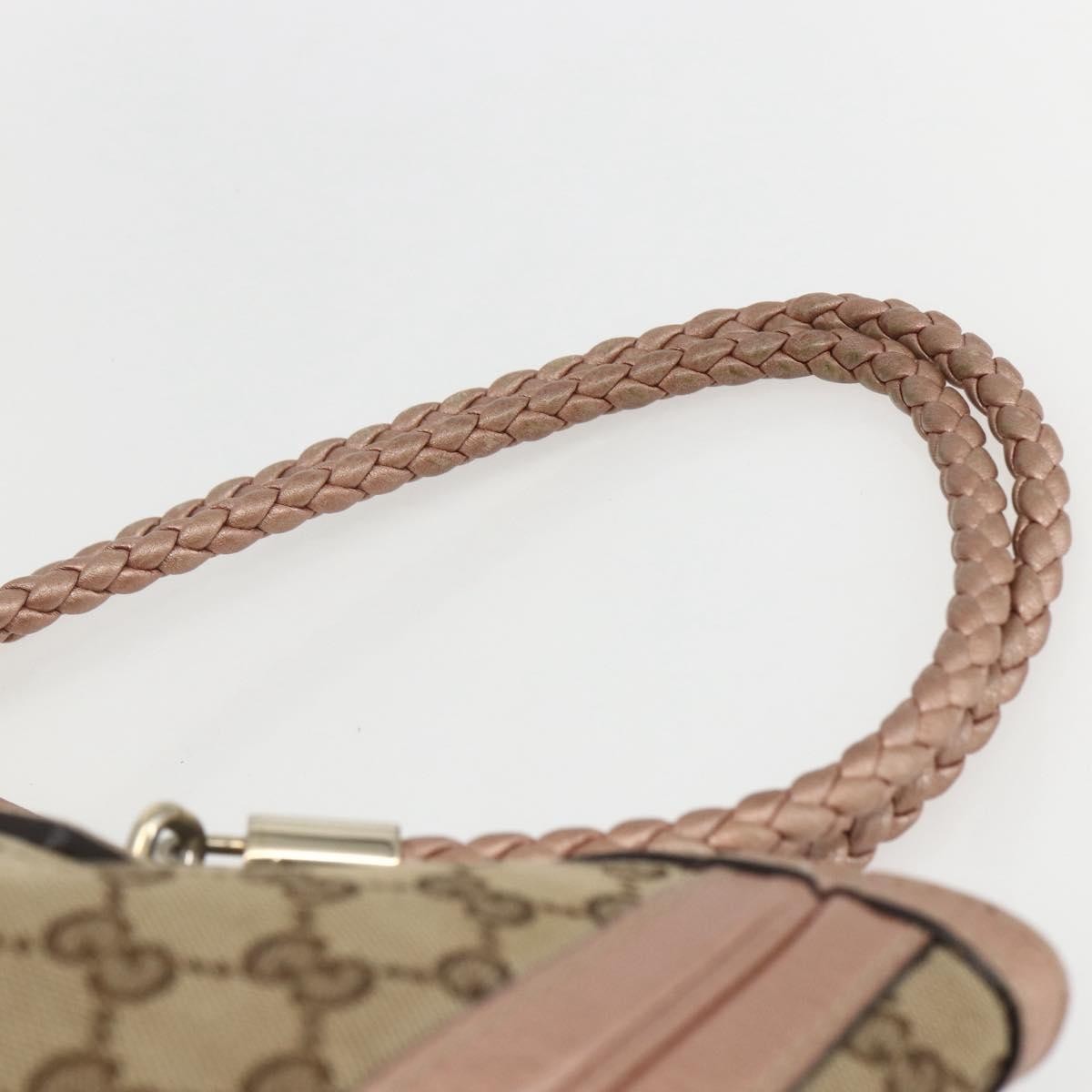 Gucci Bella Tote GG Canvas with Leather, BEIGE, CANVAS, Tote bag