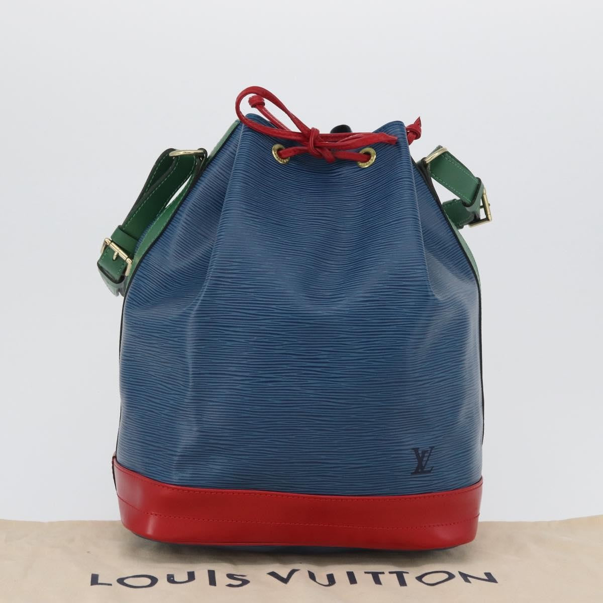Louis Vuitton Tricolor Noe Handbag Epi Leather, Blue, Leather, Shoulder Bag