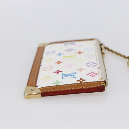Louis Vuitton Pochette Clés Monogram Canvas, WHITE, CANVAS, Wallets