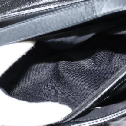 Bvlgari Chandra Flap Shoulder Bag Leather, BLACK, LEATHER, Shoulder bag