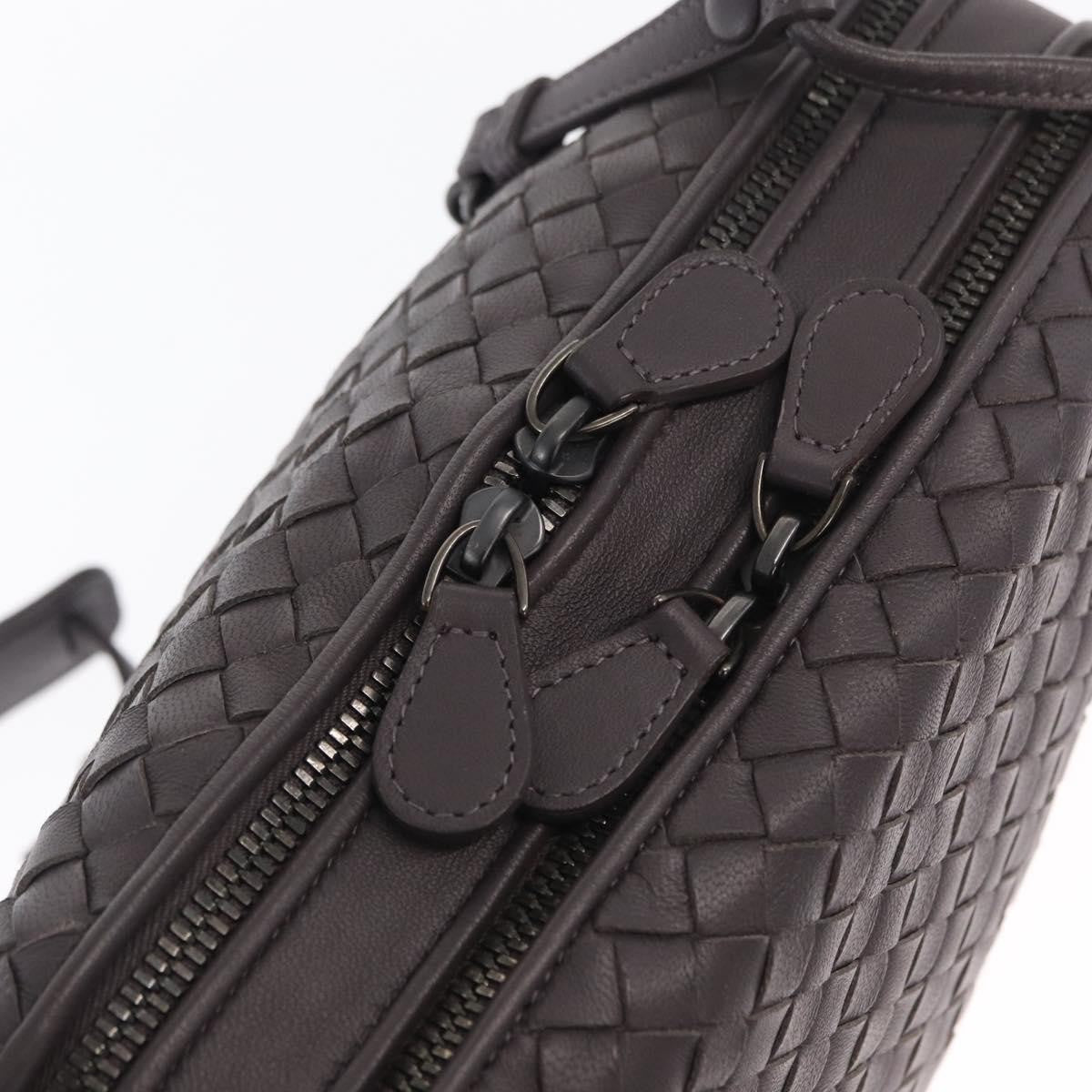 Bottega Veneta Nodini Crossbody Bag Intrecciato Nappa, BROWN, LEATHER, Shoulder bag