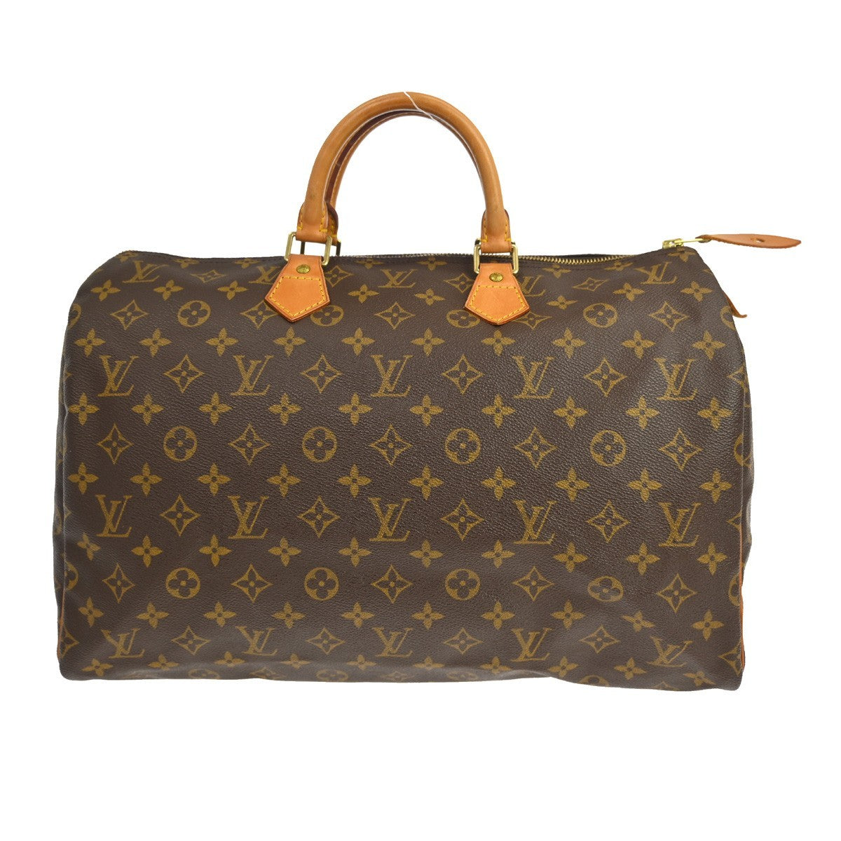 Louis Vuitton Speedy Handbag Monogram Canvas, Brown, Canvas, Handbag