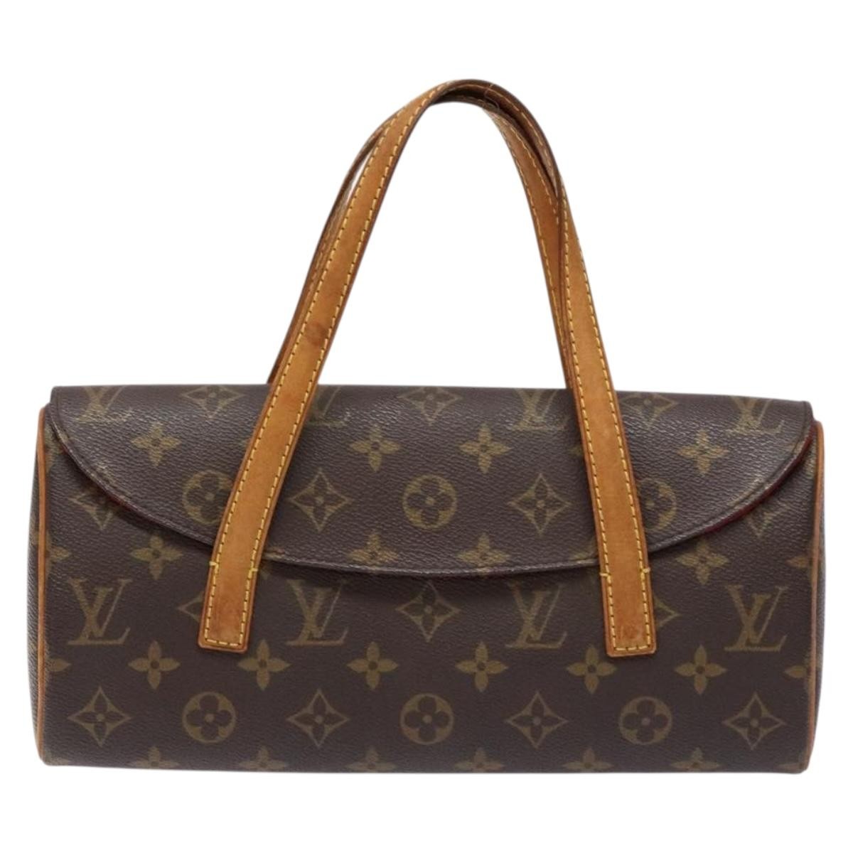 Louis Vuitton Sonatine Handbag Monogram Canvas, BROWN, CANVAS, Handbag