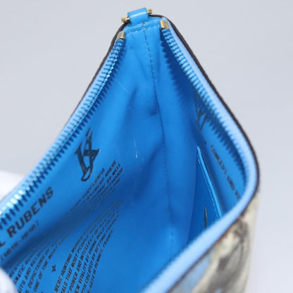 Louis Vuitton Pochette Clutch Limited Edition Jeff Koons Rubens Print Canvas, MULTICOLOUR, CANVAS, Clutche & pouche