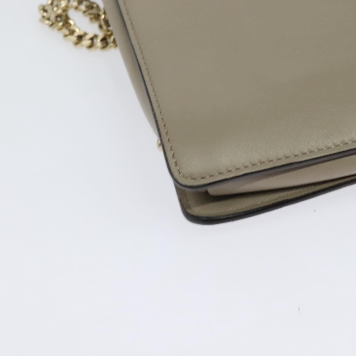 Chloe Faye Shoulder Bag Leather and Suede, GRAY, LEATHER, Shoulder bag